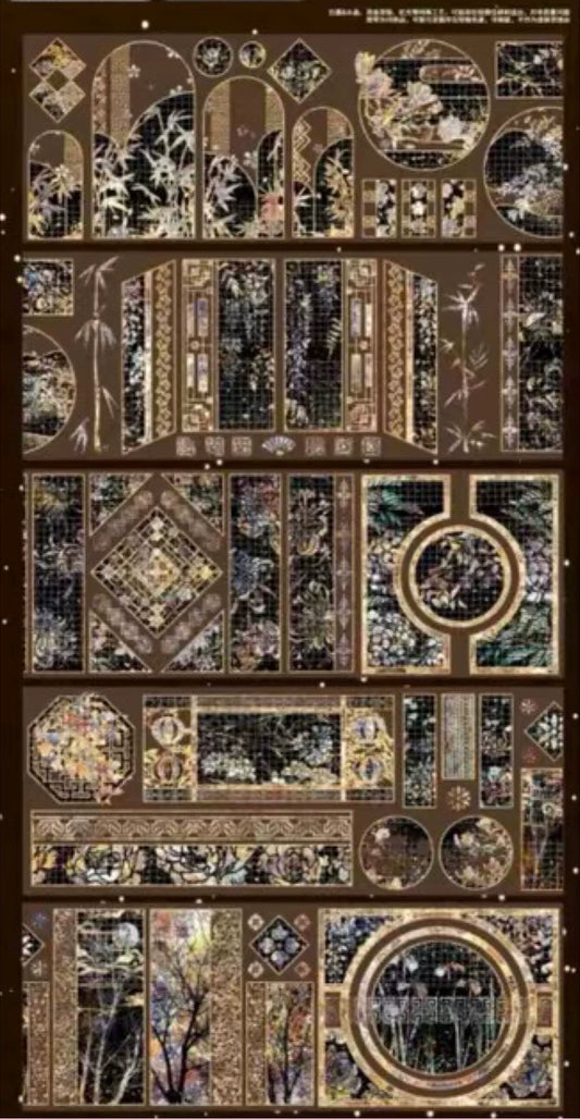 3093-Sleepless Champion Studio-8x100cm Shell Luster PET Tape