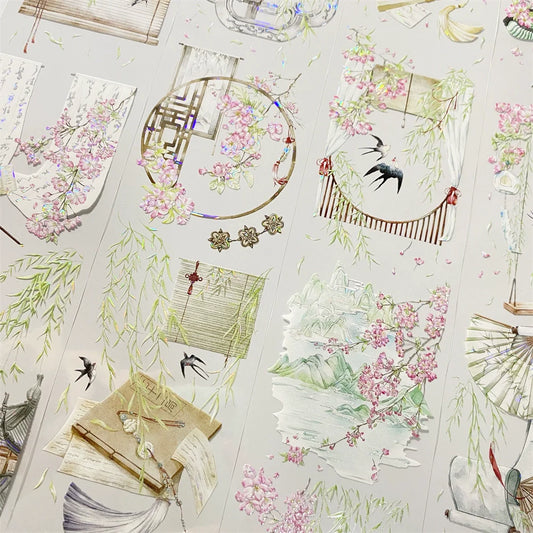 3006-XIAOYINYUYE Studio-6x100cm Shell Luster PET Tape