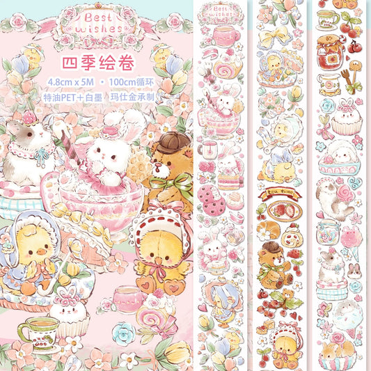 3322-Fairy Lady Studio-4.8x100cm Glossy PET Tape