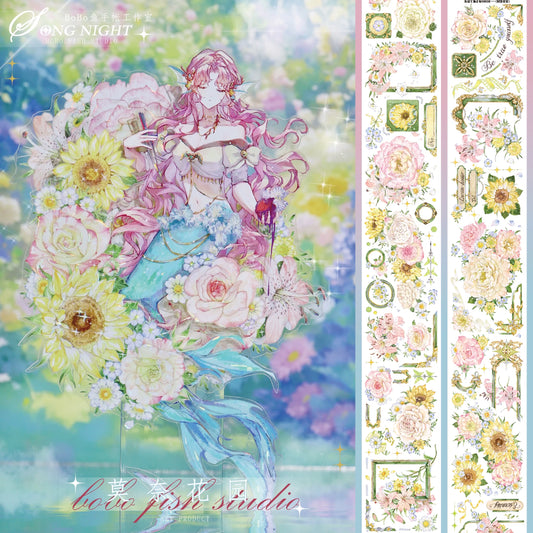 3400-BOBO FISH Studio-6x100cm Shell Luster PET Tape