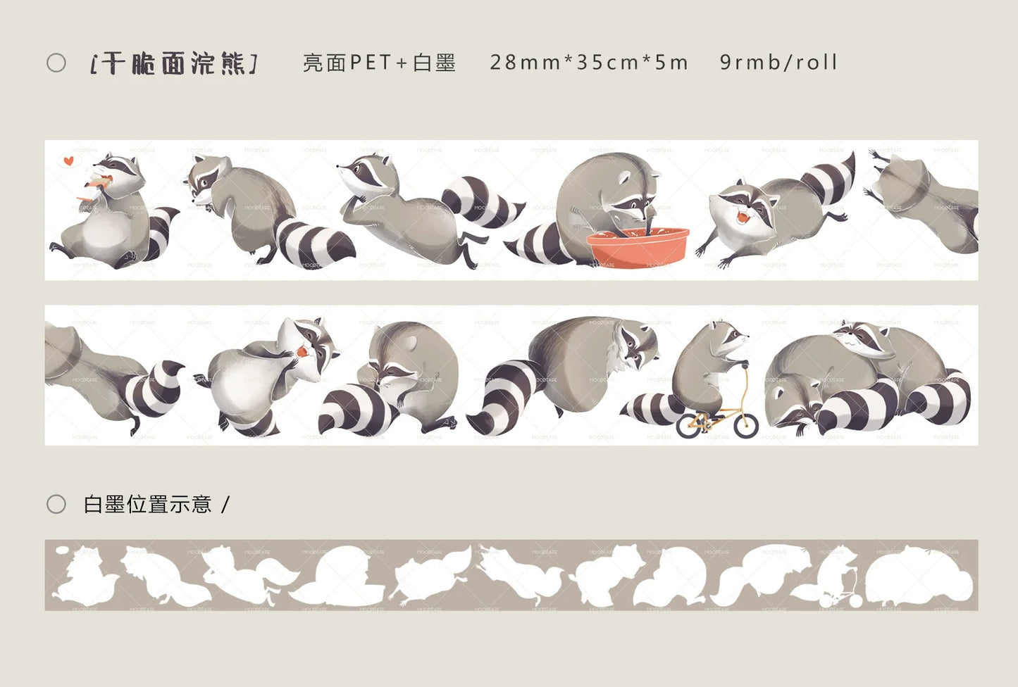 3252 - 2.8x35cm Glossy PET Tape