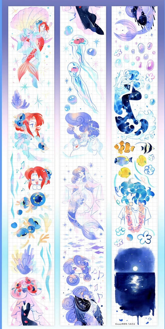 2302 - Mermaid 6x125cm Shell Luster PET Tape