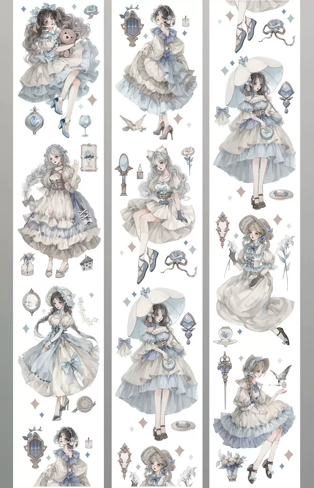 0056-YI MU YI HENG Studio-6.5x85cm Shell Luster PET Tape