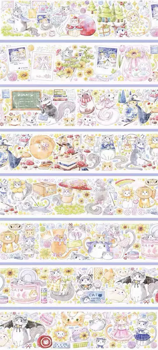 0035 - CUTE Cat 6.5x180cm Iridescent PET Tape