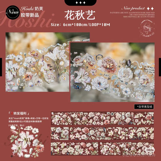 3313-6x100cm Shell Luster PET Tape