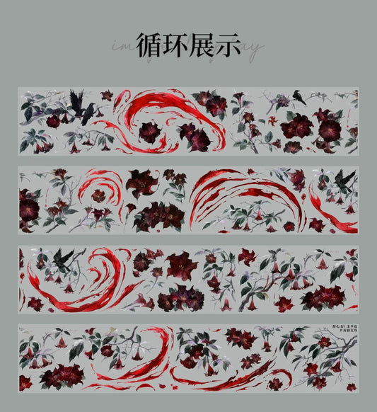 2911-YUEHAIYANJIUSUO Studio-6x100cm Shell Luster PET Tape