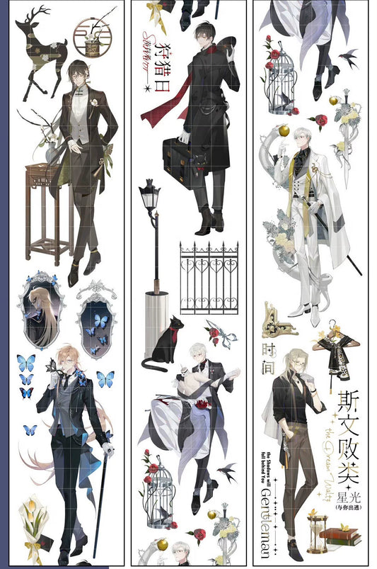 1922 - Dream Waltz Gentleman 6x80cm Glossy PET Tape
