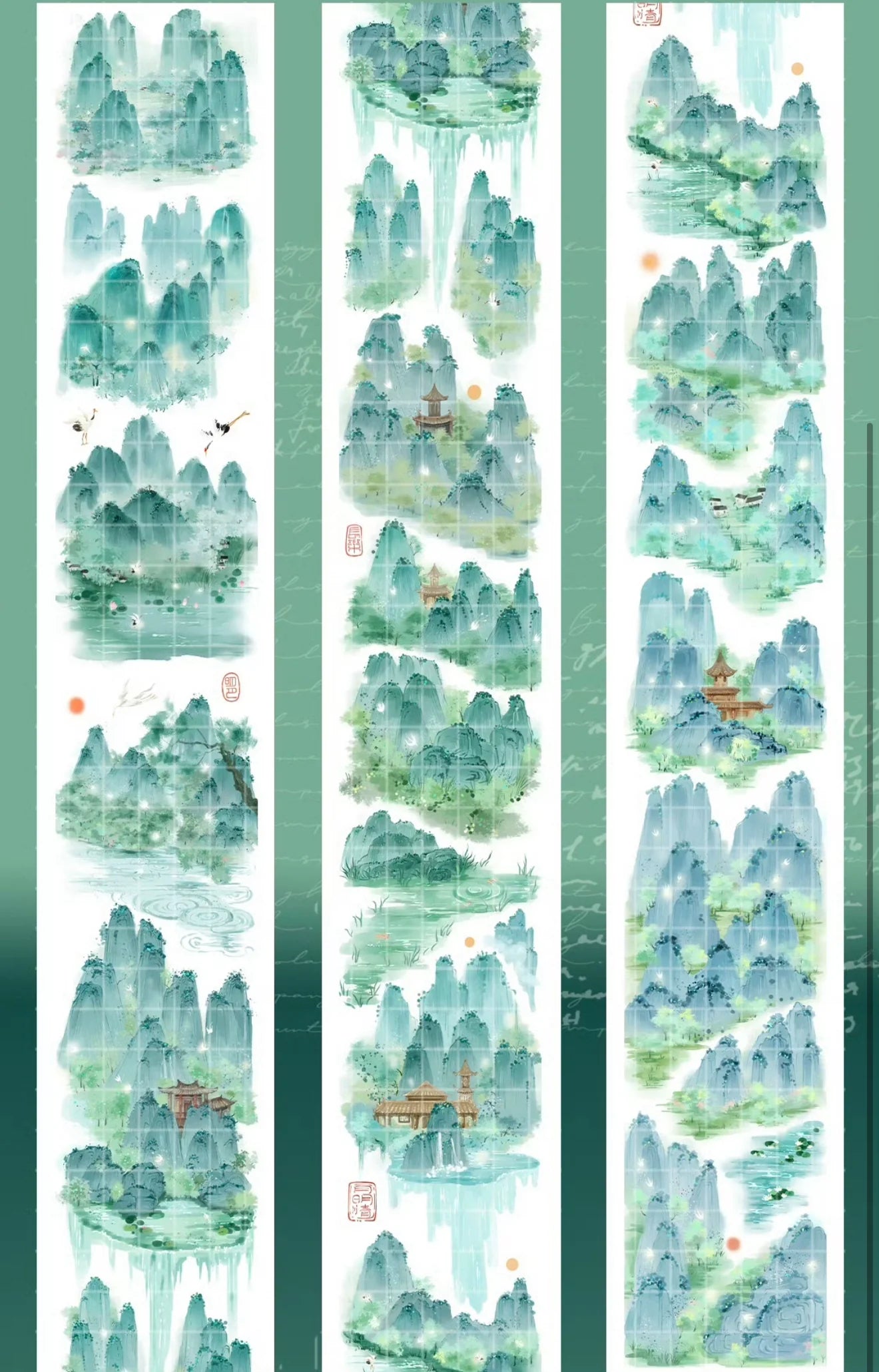 3086-XING YE Studio-6x100cm Shell Luster PET Tape