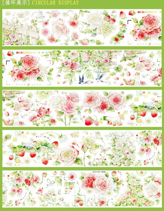 3362-MAN BU JING XIN Studio-6x100cm Shell Luster PET Tape