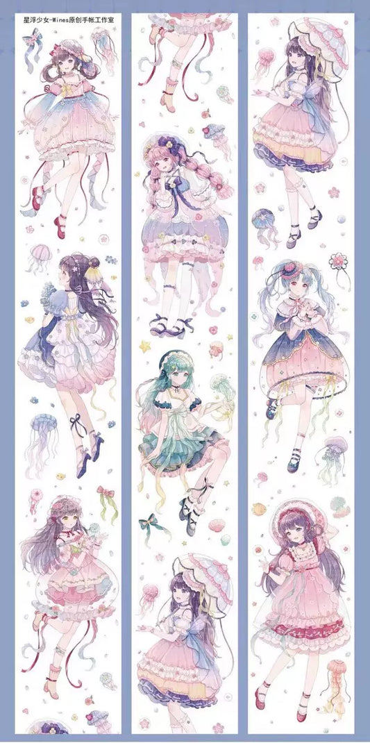 0028 - CUTE Girls 5.5x90cm Iridescent PET Tape