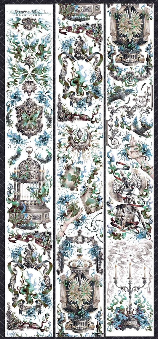 2948-NINTH FAIRWAY Studio-6.5x100cm Aurora Green PET Tape