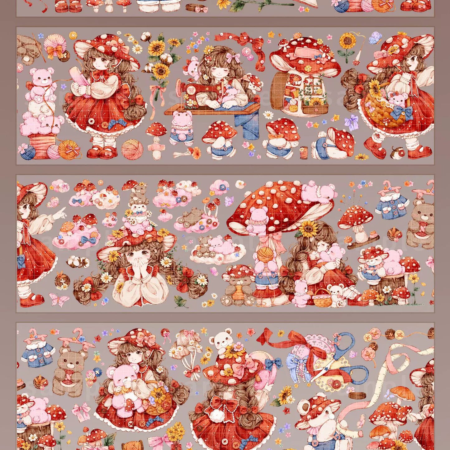 3320-JINYUEDAO Studio-7x100cm Iridescent PET Tape