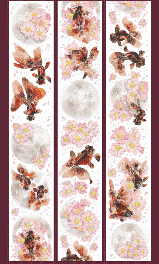 2167-Wines Studio-6.5x100cm Holographic Gold PET Tape