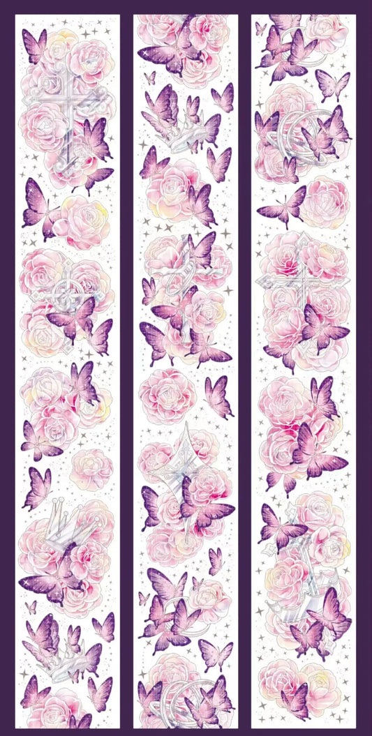 3113-Tournesol Studio-6x100cm Holographic Silver PET Tape