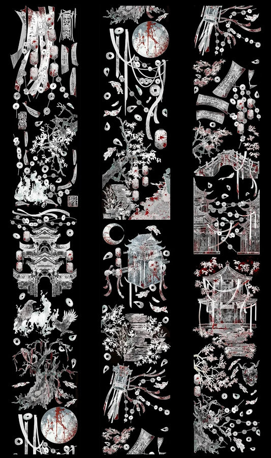 2896-XIAOYINYUYE Studio-6x100cm Shell Luster PET Tape