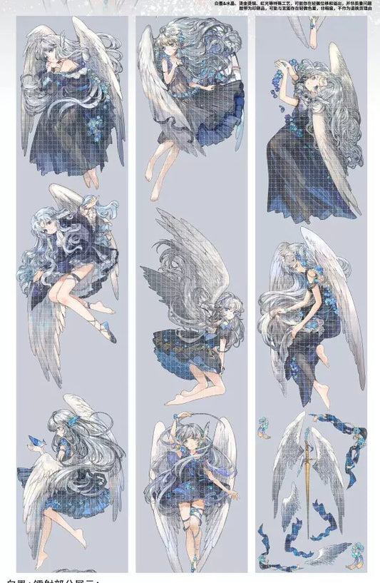 0303-Sleepless Champion Studio-7x100cm Shell Luster PET Tape