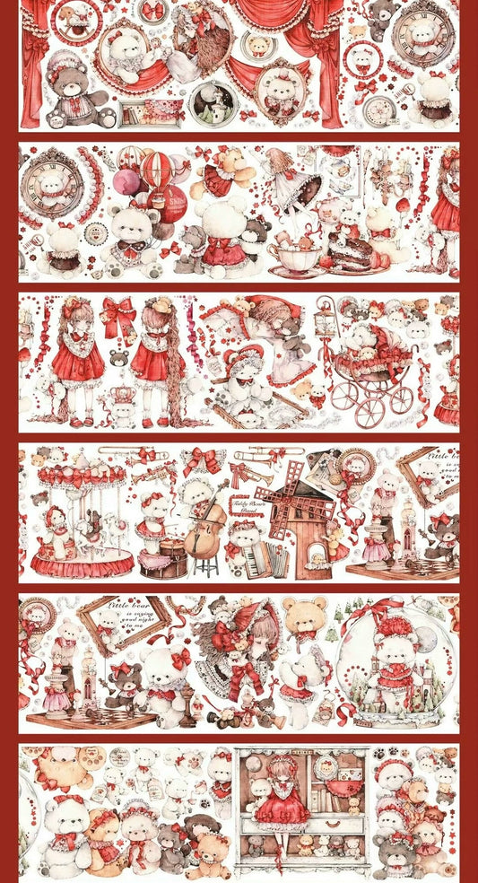 2189-Mrs Lion-7.5x120cm Shell Luster PET Tape