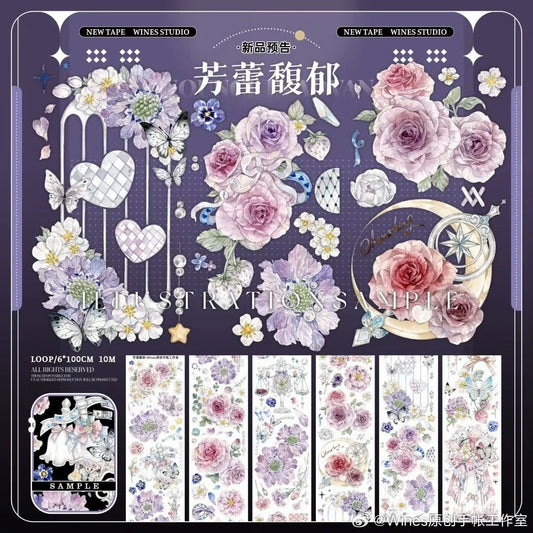 2943-Wines Studio-6x100cm Shell Luster PET Tape