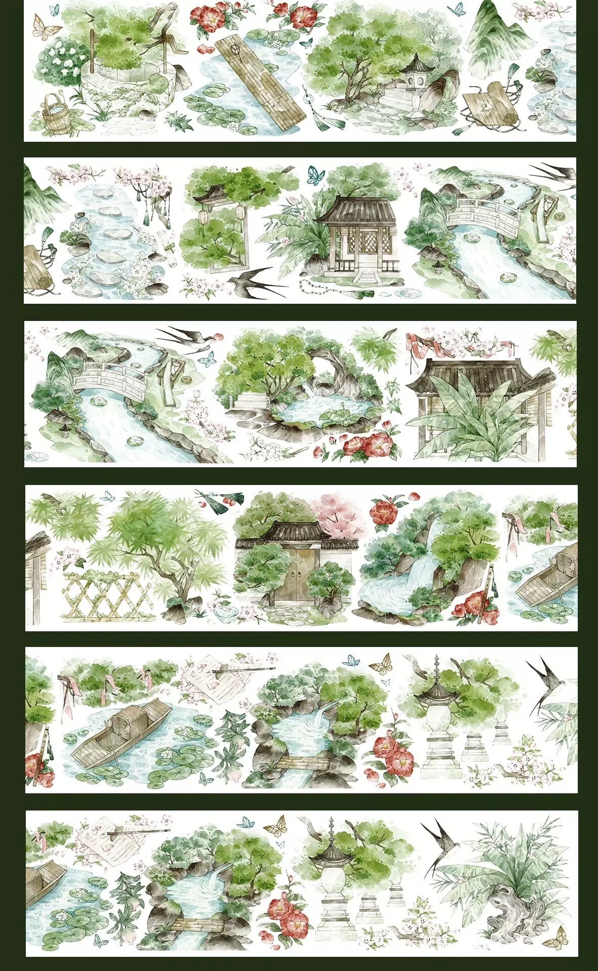 1803-XIAOYINYUYE Studio-6x100cm Shell Luster PET Tape