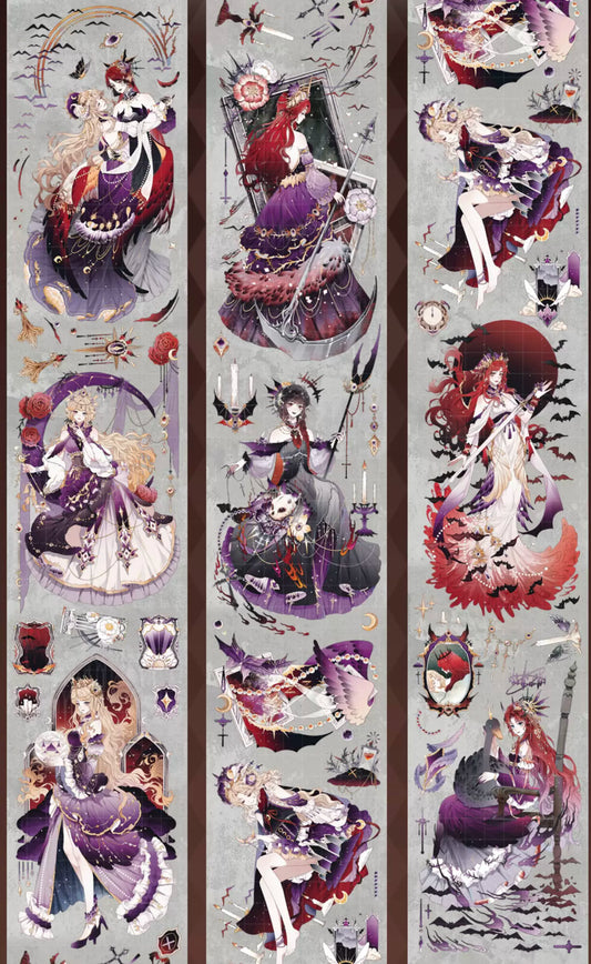 1309 - Gothic Princess 7x100cm Shell Luster PET Tape