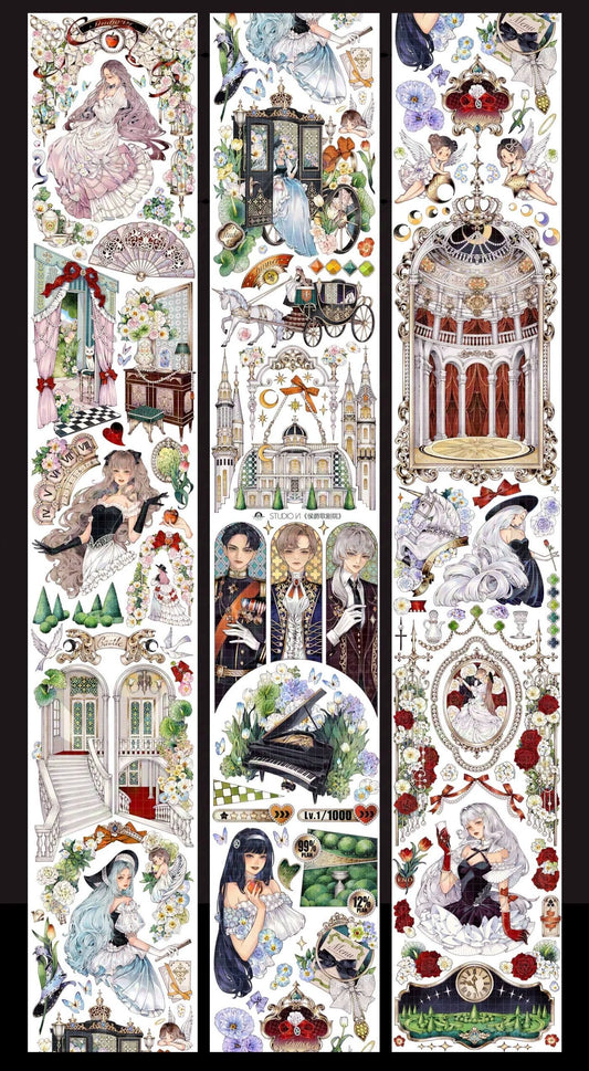 3268-StudioVI Studio-8x125cm Gold Shell Luster PET Tape