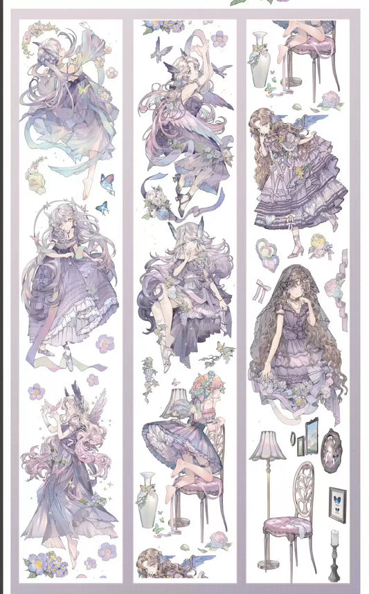 0973-YI MU YI HENG Studio-6.5x95cm Shell Luster PET Tape