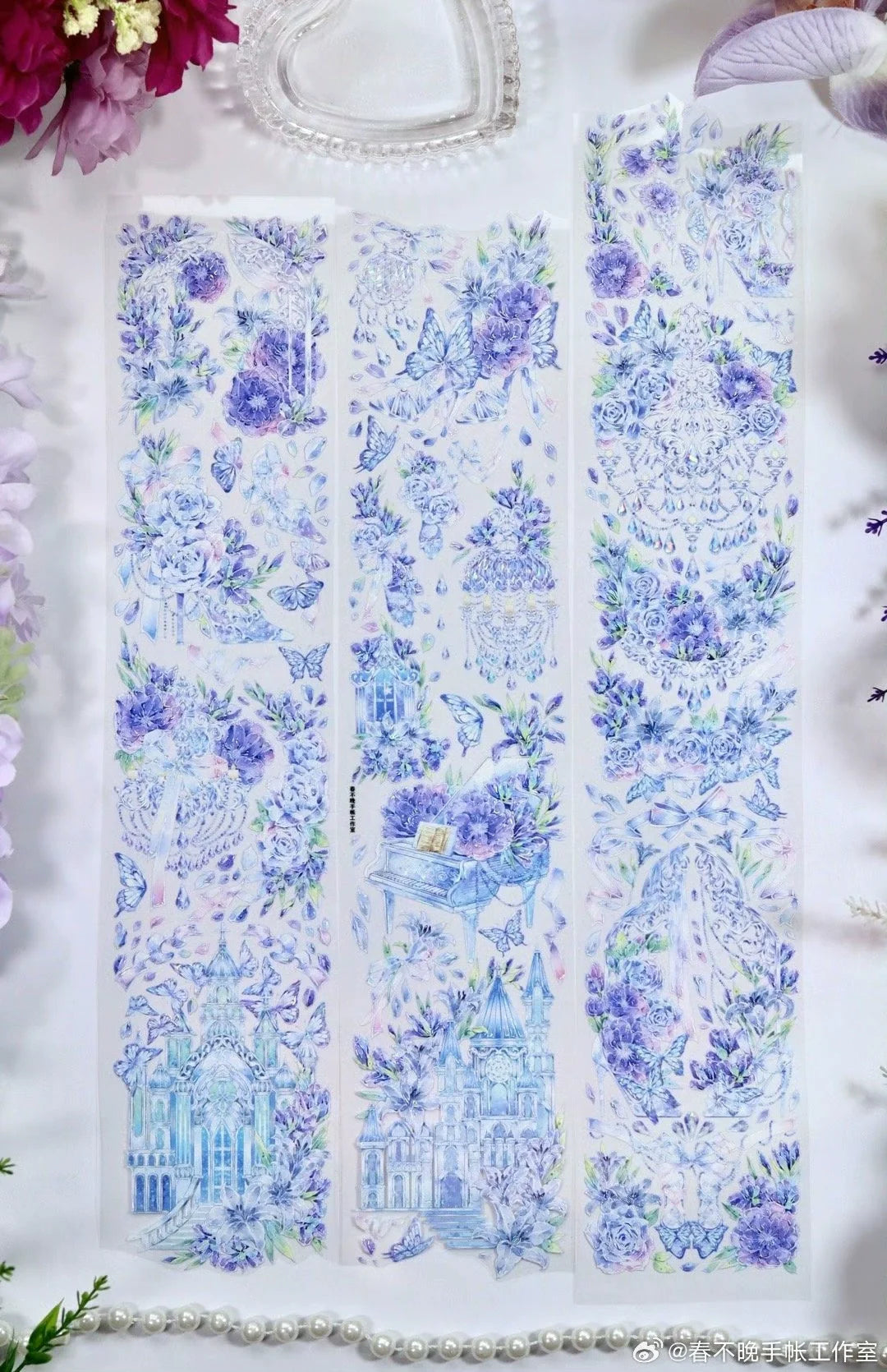 3288-Shine Studio-6.5x100cm Gold Shell Luster PET Tape