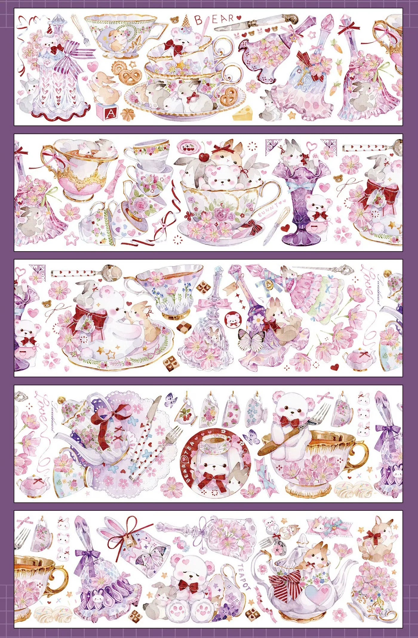 3364-MEIN HERZ Studio-7x100cm Shell Luster PET Tape