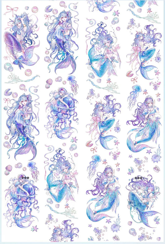 0670 - MERMAID 6.5x90cm Shell Luster PET Tape