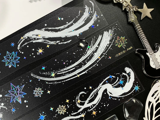 3331-3x63cm Holographic Silver PET Tape