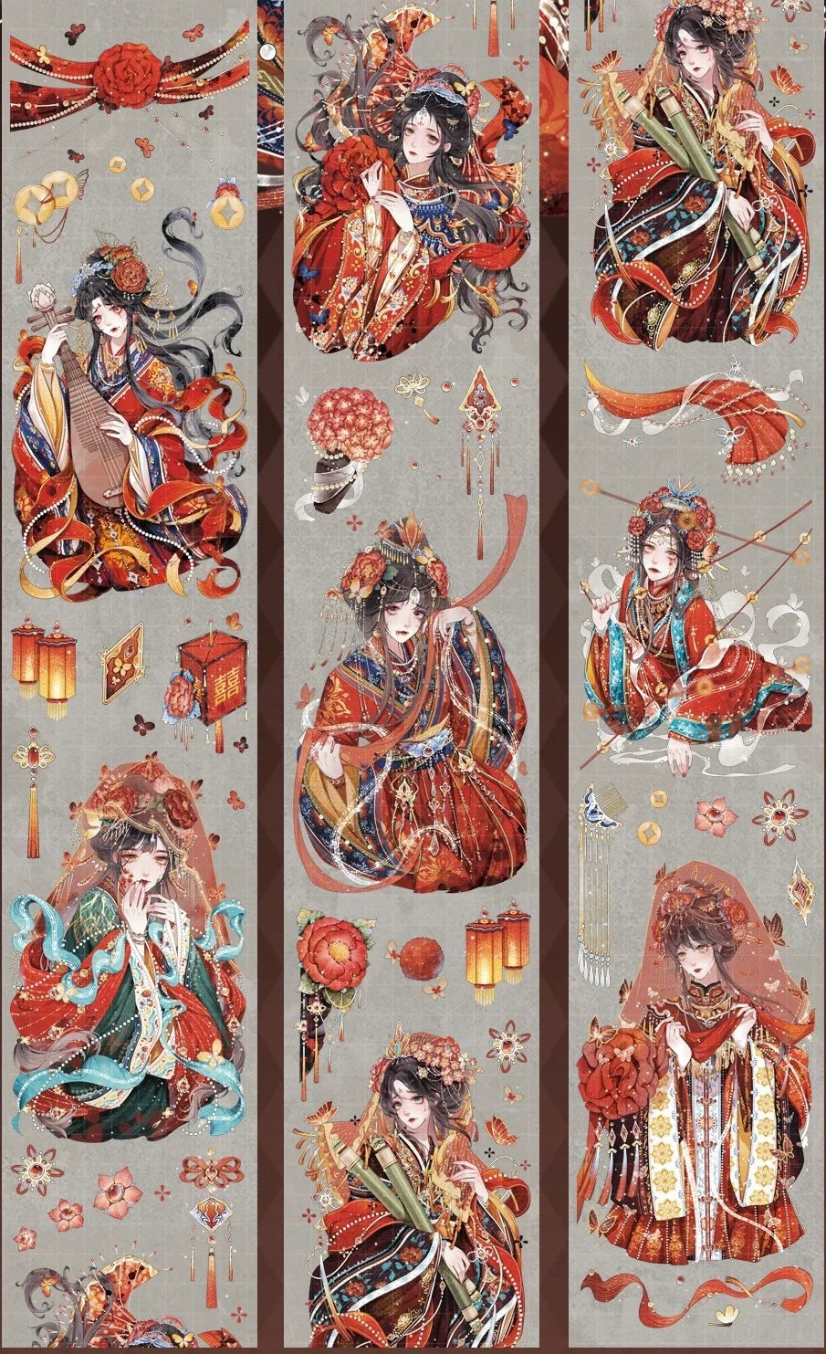 3285-FUGUI LEE Studio-7x100cm Shell Luster PET Tape