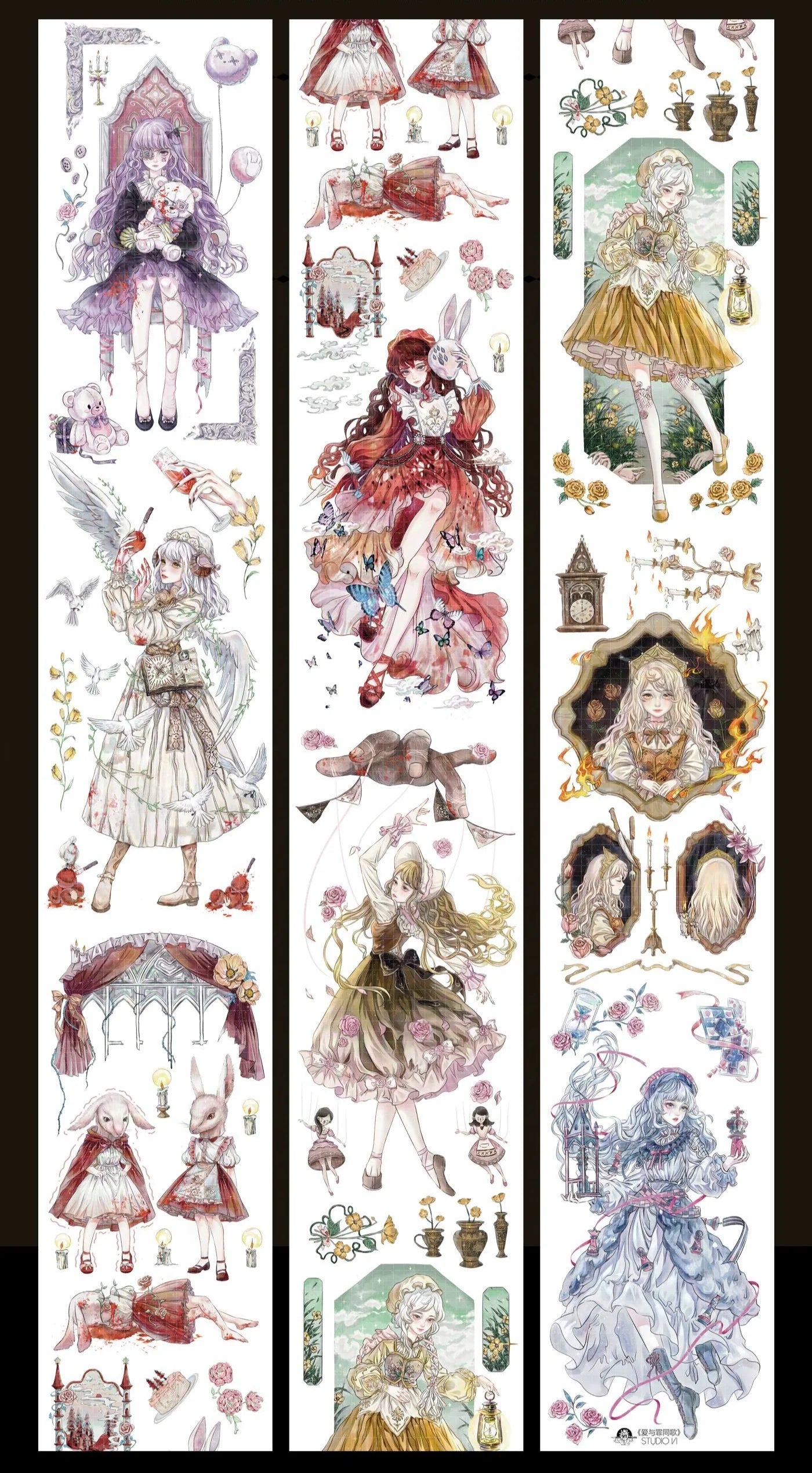 3272-StudioVI Studio-6.5x100cm Shell Luster PET Tape