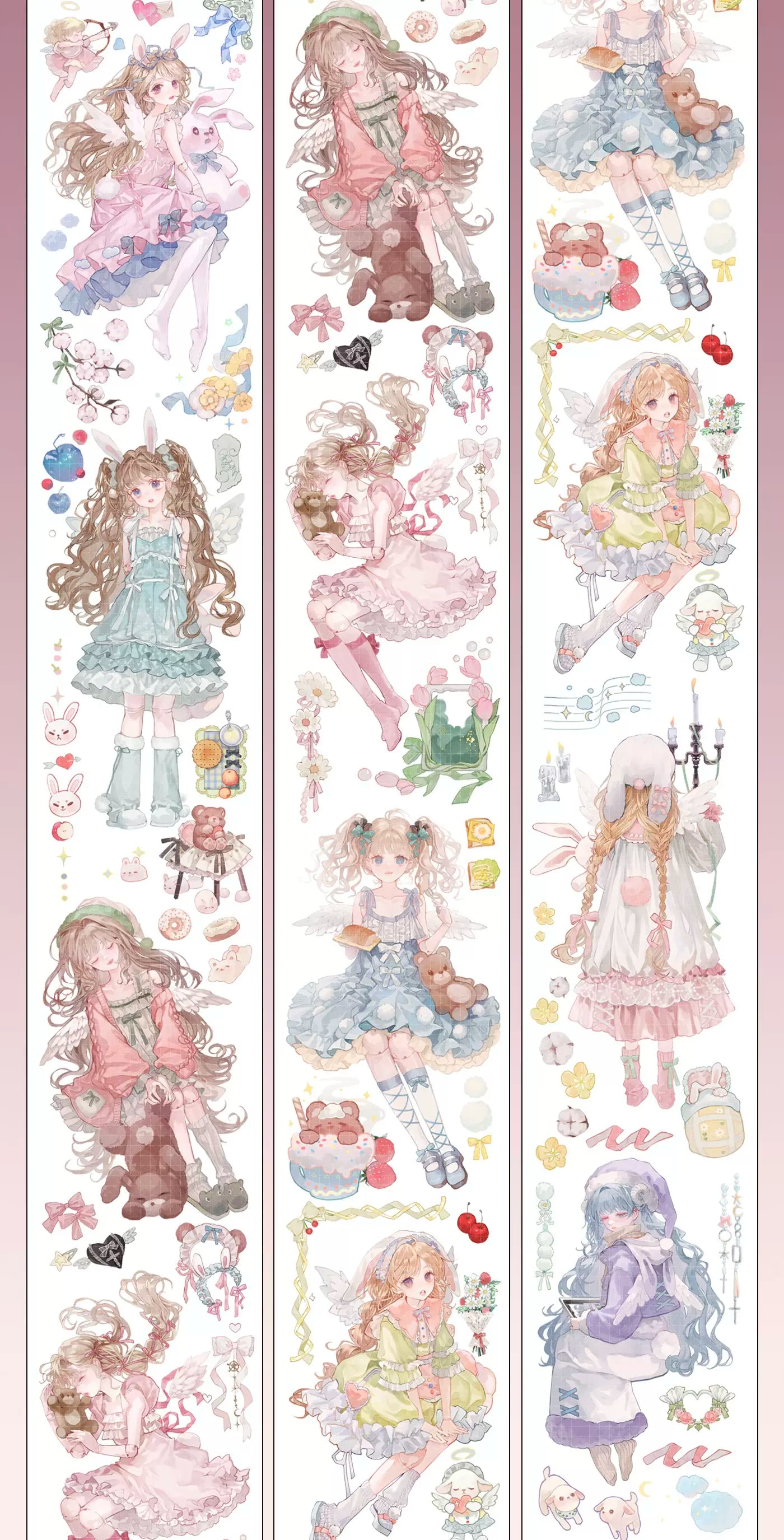 0804-MEIN HERZ Studio-7x100cm Shell Luster PET Tape