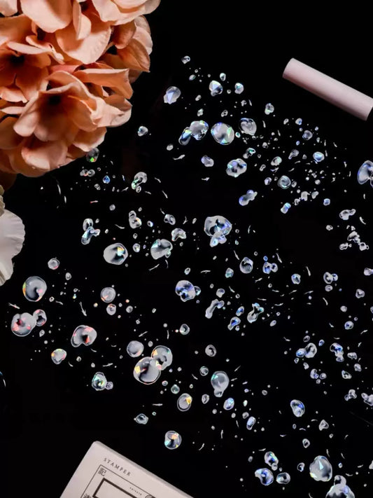 0112-JINGWUZHI Studio-6x100cm Shell Luster PET Tape