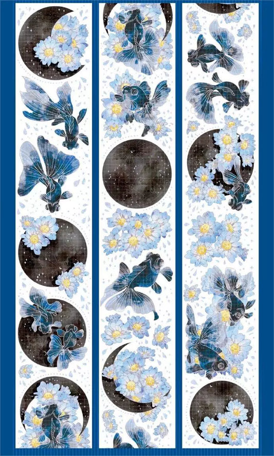 2824-Wines Studio-6.5x100cm Holographic Silver PET Tape