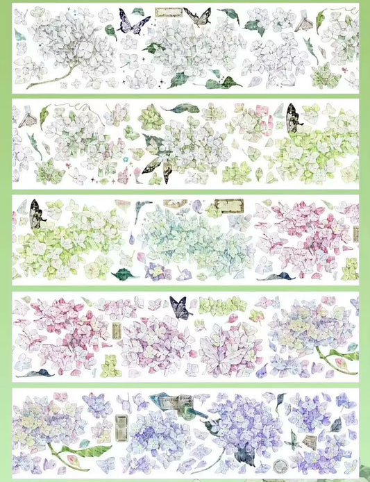 0032 - FLOWER 6.5x100cm Shell Luster PET Tape