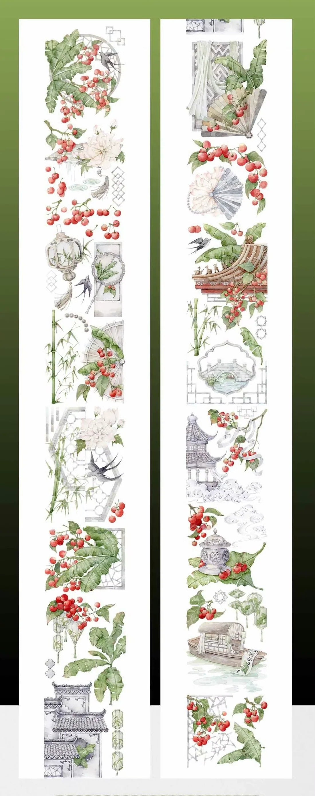 2884-6x100cm Shell Luster PET Tape