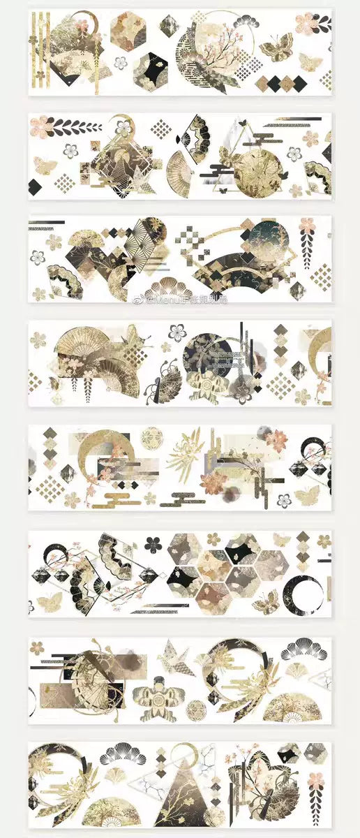 1856-MENU Studio-6.5x150cm Gold Foil Stamping PET Tape