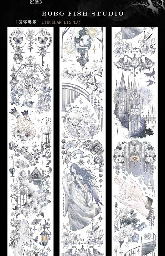 2152-BOBO FISH Studio-6x100cm Shell Luster PET Tape