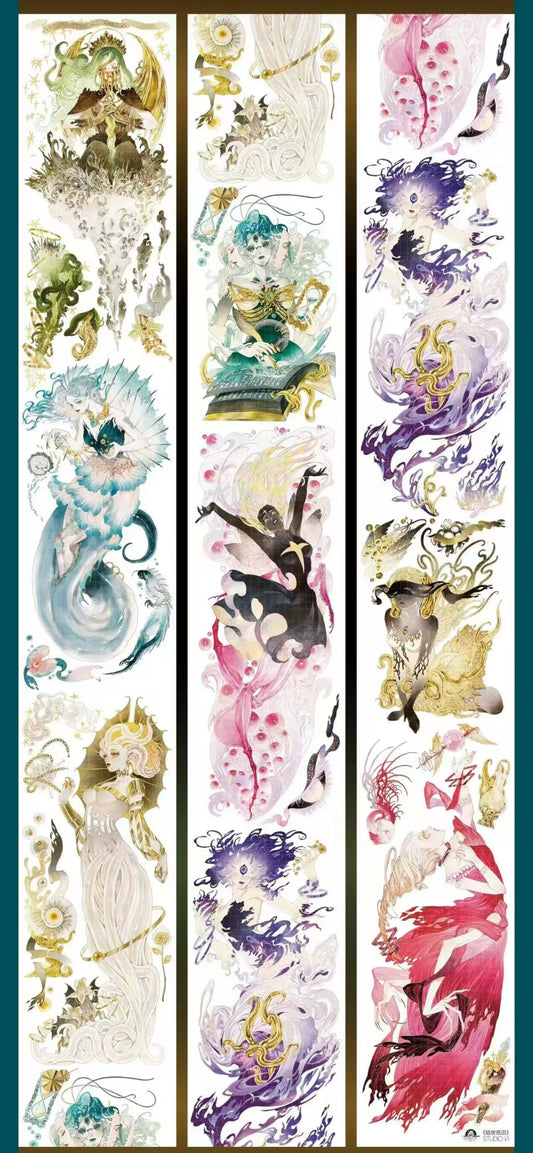 2428 - 6x100cm Shell Luster PET Tape