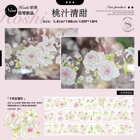 3301-Hoshi Studio-5.8x100cm Shell Luster PET Tape