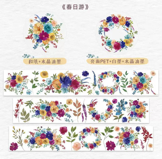 0659 - FLOWER 6x100cm Iridescent PET Tape