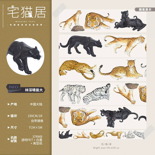 3076-ZHAIMAOJU Studio-7x100cm Glossy PET Tape