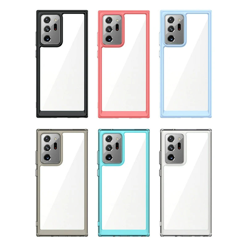 1402P003 Premium Samsung Galaxy Note10 Note20 series Case Acrylic Protective Case for DIY