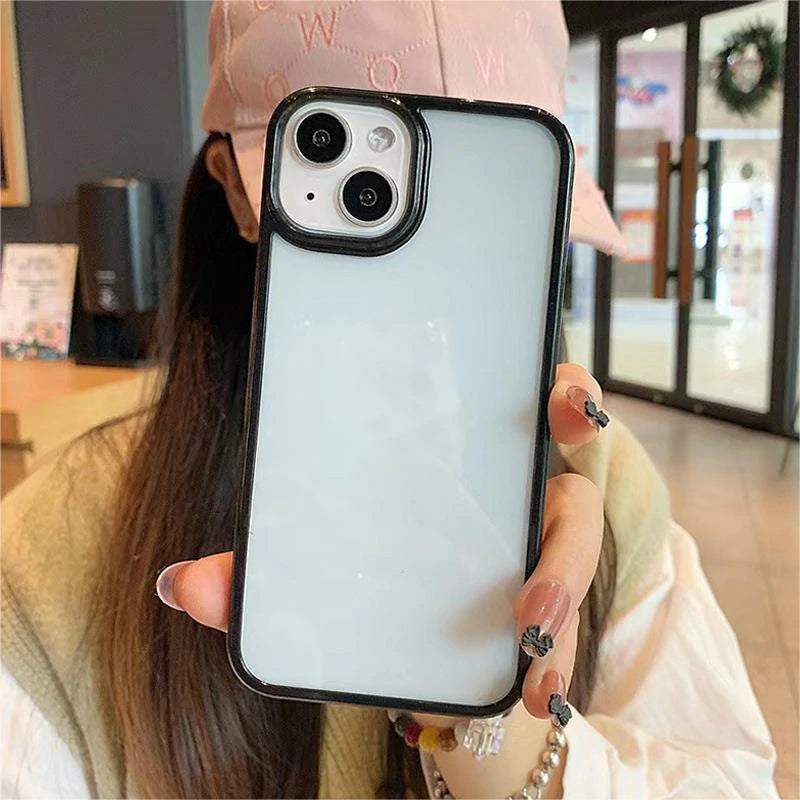 1401P004 Premium iPhone 13 iPhone 14 iPhone 15 Candy Color Case Blank Phone Case for DIY