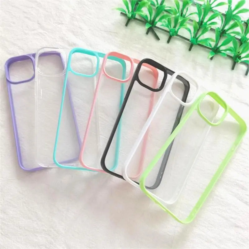 1401P004 Premium iPhone 13 iPhone 14 iPhone 15 Candy Color Case Blank Phone Case for DIY